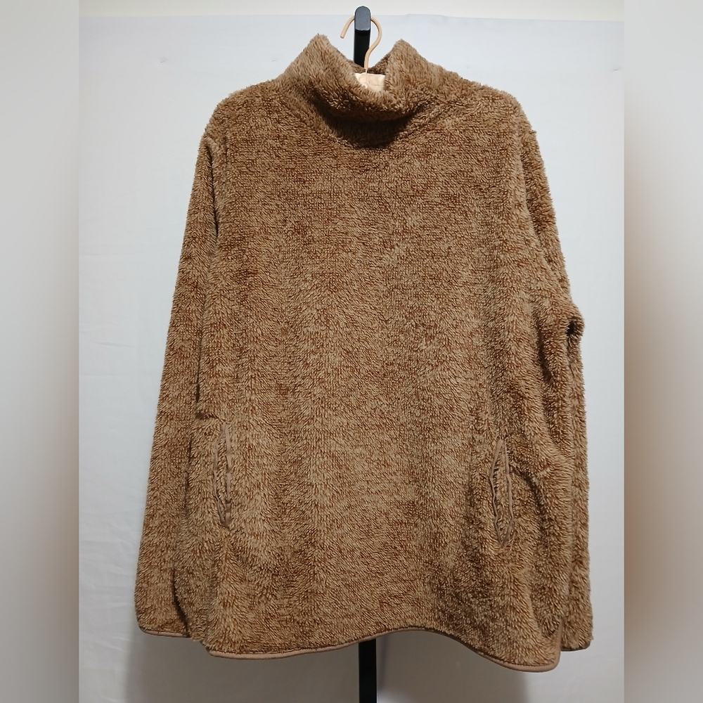 Cozy Tan Women's Teddy Pullover